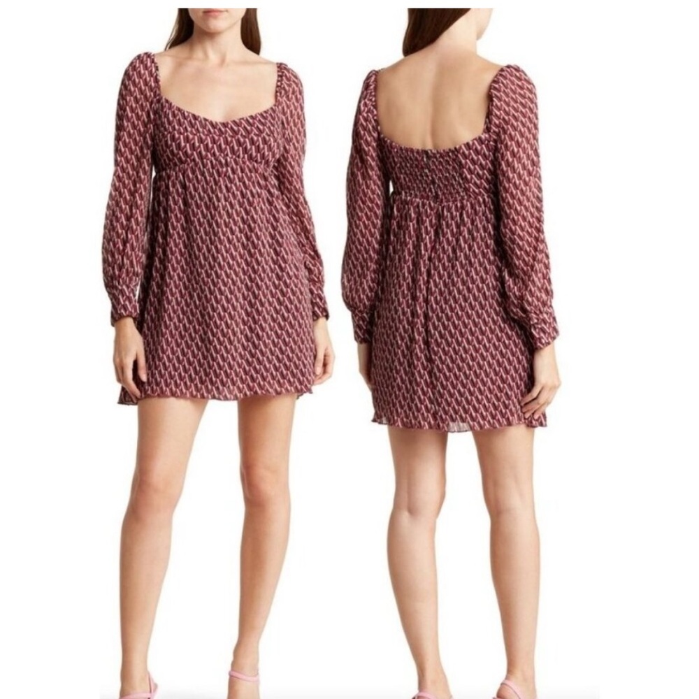 Elegant Patterned Dress
